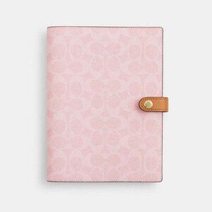 Coach Notebook In Signature Canvas